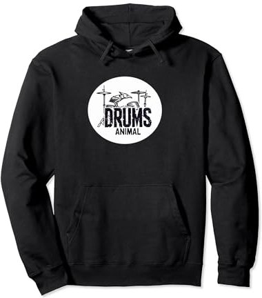 Schönes Schlagzeuger-Statement für Schlagzeug, Tiere und Musiker Pullover Hoodie