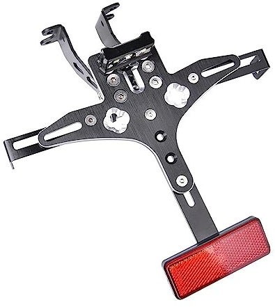 KSHSAA Für Yama&ha MT-07 FZ-07 2014 2015 2016 2017 2018 2019 Motorrad Einstellbare Kennzeichenhalter Hintere Kennzeichenhalterung Motorrad