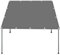 Sonnensegel Wasserdicht 200 x 330 cm,Premium PES Polyester Wasserabweisend Imprägniert Rechteck, Sonnensegel für Gartenpavillon,Für Terrasse Garten, Hellgrau