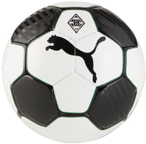 PUMA Borussia Mönchengladbach Mini Ball Fußball (Black/White, 1 mini)