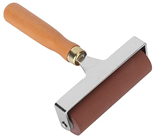 Gummiwalze Brayers, Brayer Weicher, Robuster, Elastischer Gummiroller Für Druck-Scrapbooks Mit Komfortablem Griff, 15 Cm (10cm)