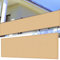 Balkon Sichtschutz 55 x 975 cm Uv-Schutz, Windschutz Balkonsichtschutz Reißfest, mit Ösen Kabelbinder Sichtschutz für Garten Balkon Terrasse, Creme Farben