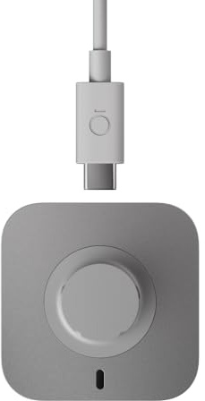 Oura Ring 4 Ladegerät - Grau - Größe 4 - Ladestation und USB-C Kabel | Lädt Ihren Smart Ring Akku für bis zu 8 Tage auf