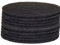 Polier und Reinigungspad für Einscheibenmaschinen zb für Overmat Floorboy XL 300 mit Ø30 Treibteller und Polierpads für Einscheibenmaschinen mit 30cm Treibteller (10 Schwarz, Ø 30cm/12)