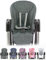 Ersatzbezug Sitzkissen [Bezug für Hochstuhl] kompatibel mit Peg Perego Prima Pappa TATAMIA & NEW BORN (Sterne grau)