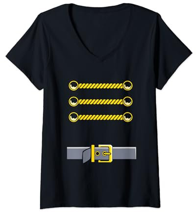 Womens Funny Nutcracker Ballet Toy Soldier Nutcracker Costume V-Neck T-Shirt