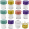 ROYHOO 10PCS Manually Contact Lens Washer Cleaner, Lens Cleaning Container for Everyday Use, Contact Lens Cases, Contact Lens Soak Storage Kit for Travel Home