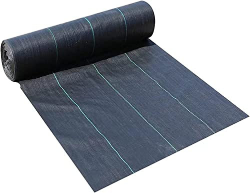 Membrane de gravier noir de qualité supérieure - Bâche de protection durable et perméable pour le sol - Pour aménagement paysager de jardin (1 m x 20 m)