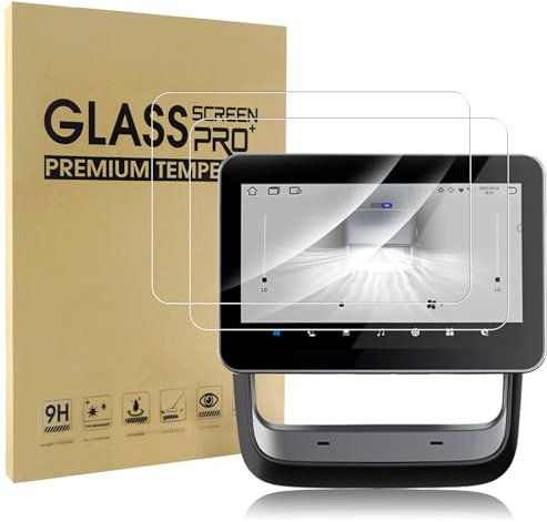 Simpeak 2-Pack Screen Protector Compatible with Tesla model 3 2024/2025 (8 inch), 9H Hardness Tempered Glass Infotainment Touchscreen Protective Film, High Sensitivity Anti-Fingerprint