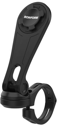 Rokform Motorrad-Lenker-Handyhalterung, passend für 22,2–38,1 mm, Schwarz | Inklusive 5 Abstandshaltern, hergestellt aus CNC-gefrästem 6061 T6 Flugzeug-Aluminium