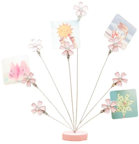 Supporto per foto a 8 rami per albero genealogico, con clip, supporto per appunti, foto, foto, foto, foto, foto, decorazione per ufficio, Natale, matrimonio, auguri, festa di compleanno, regalo