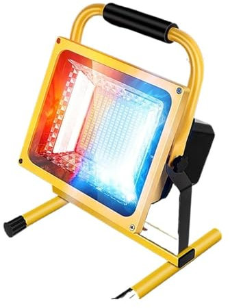 HFWRDVJCM pour Jardin, Garage, Cour 800W LED projecteur Rechargeable étanche extérieur LED d'urgence projecteur Externe projecteur projecteur Forte lumière Portable(800W Floodlight)