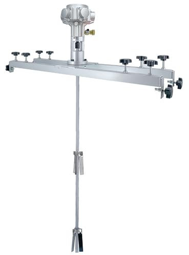 Máquina mezcladora neumática de tanque de 1 tonelada, agitador de aire para líquidos viscosos, disolvente de tinta y revestimiento de pintura con hélice plegable y colgador de soporte