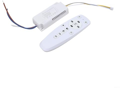 RiseNova Driver di alimentazione LED wireless 2.4G e telecomando, trasformatore dimmerabile per due nastri LED 24-80W, AC170-245V a DC60-200V, regolatore della luce di configurazione semplice