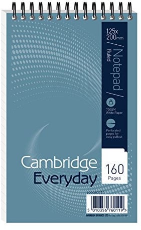 Summit Notizbuch Spiralbindung oben gebunden liniert 60 g/m² 160 Seiten 125 x 200 mm 10 Stück