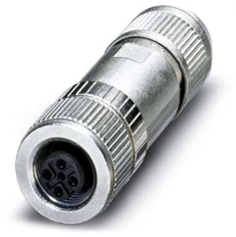 Phoenix Contact SACC M12 M12 Rundsteckverbinder Buchse 4-polig / 1.75A Kabelmontage, IDC-Anschluss IP 67