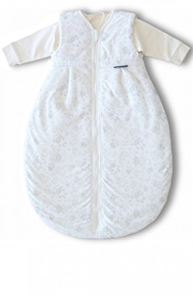 Alvi Kombi-Schlafsack 90 cm/Baby-Schlafsack 2-teilig, Design:Schaefchen beige 337-6