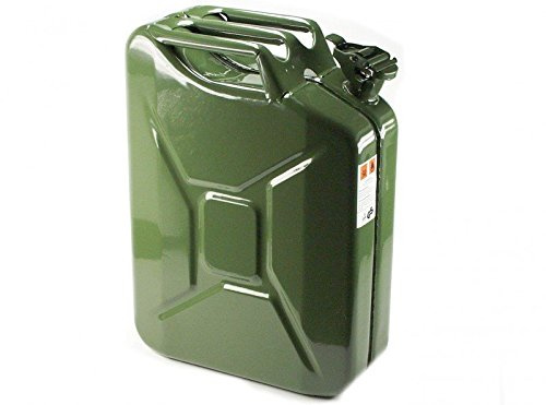 Tanica in metallo, 20 litri, per benzina/diesel