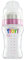 Flori Babyflasche für Unterwegs, Mix und Go ! Optimal für Nachtfütterung, Trinkflasche mit Sauger, BPA frei, Anti Kolik Trinksauger, 100% Made in Germany, 300 ml, pink