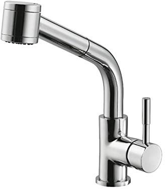 Bluewater LAURA Chrom Küchenarmatur mit Brause, Küche Wasserhahn Designer Küchenarmatur Spültischarmatur Blue Water Waschtischarmatur Einhebelmischer Hochdruckarmatur Mischbatterie Spültischbatterie