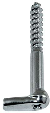 SN-TEC Schraubhaken/Wandhaken verzinkt gerade 50mm mit Kreuzschlitz (10 Stück)