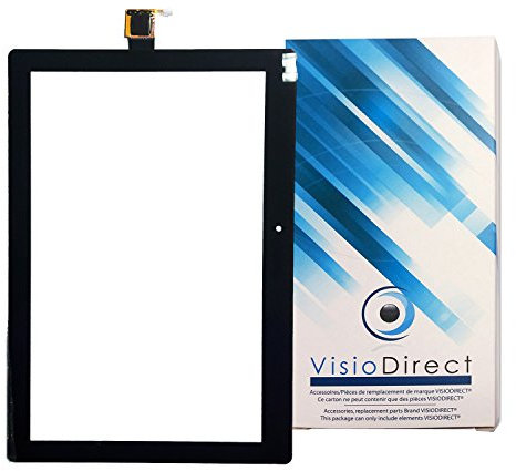 Visiodirect® Vitre ecran Tactile pour Lenovo Tab Tab 10 TB-X103F 10 Tablette Noir