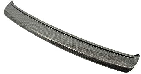 Aroba AR9317 Ladekantenschutz kompatibel mit Volkswagen Golf 6 3/5 Türer Schrägheck VI ab BJ. 10.2008-10.2012 Stoßstangenschutz passgenau mit Abkantung ABS Carbon Optik