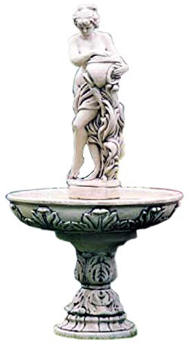 Steinbrunnen Springbrunnen Brunnen Kaskadenbrunnen Zierbrunnen Beckenbrunnen Wasserspiel Gartenbrunnen Höhe: 215cm