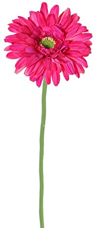 artplants.de Künstliche Blume Gerbera Helli, pink, 65cm, Ø 12cm