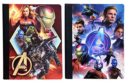 Marvel Avengers Notizbuch, 24 x 19 cm, liniert, 2 Stück