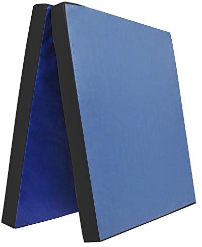 Grevinga® klappbare Leichtturnmatte | VB 80 | 200 x 100 x 6 cm | BLAU-SCHWARZ