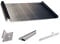 Ironlux - Kit Placas de policarbonato celular reciclado Sispol gris 3 mm cubierta - Medida final 2000 x 1000 mm - Incluye accesorios de instalación