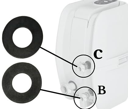 Rubber Seal Kit Compatible with Bestway Lay Z Spa Saluspa Coleman Replacement Hot Tub Accessories for Leak Repair