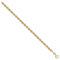 Mens 9ct Gold 4mm Rope Chain Necklace 18 Inch Long
