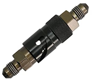 Bremsleitungsverbinder, MoreChioce Aluminiumlegierung Bremsleitungs Schnellspanner Adapter Bremsschlauch Adapter Bremsleitungskupplung Bremsleitungs Schnellspanner Adapter Anschluss,Schwarz