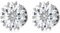 Plug Ohr, 2G Tunnel Edelstahl Blume Zirkonia Silber 6mm Gauge Ohrring Tunnel Festlich Damen Geschenke