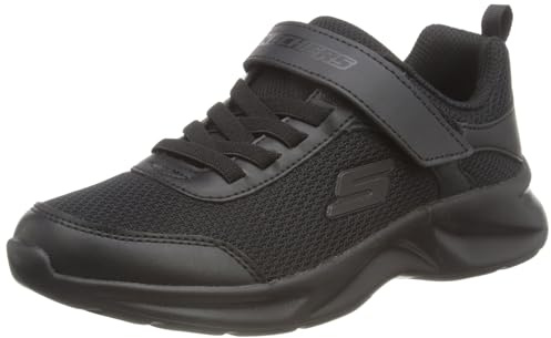 Skechers Boy's Dynamatic Sneakers, Black, 1 UK Child