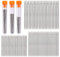 90 PCS Nähnadeln mit großen Ösen, Handnähnadeln, Nähnadeln mit großen Ösen und einer 3,3-Zoll-Plastikflasche zum Nähen und Basteln, Stricken, Weben