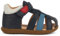 Geox Bébé garçon B Sandal MACCHIA Boy, Bleu Marine Multicolore, 22 EU