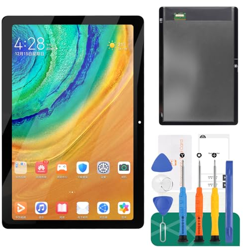 SRJTEK Ersatz-LCD-Bildschirm für Huawei MediaPad T5 WiFi 10,1 Zoll (25,7 cm) AGS2-W09, AGS2-W19, AGS2-L09 Touch-Digitizer-Reparatur-Set (schwarz, ohne Rahmen)