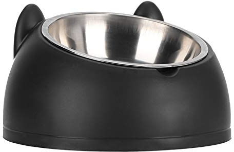Wassernapf für Hundefutter, praktische und schnelle Reinigung, für Katzen und Hunde, Futterbedarf für Hunde (weiß, mit Edelstahlnapf) (weiß)