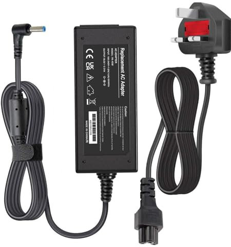 45W Laptop Charger for HP - Compatible With HP Stream 11, 13, 14 Series, Elitebook Folio, Spectre Ultrabook, Pavilion Touchsmart and More (4.5mm*3mm)