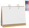 Kalender 2024 Selbst Gestalten, Kraftpapier Tischkalender Selbst Gestalten Weiß Nachhaltiger DIY Wandkalender Lose BlätterSpirale Herausnehmbar Kritzelbar Fotos zum Kleben Schöne Geschenkidee. (Khaki)