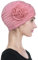 Alnorm Elegant geschichtete Kopfbedeckung für Frauen Rosa
