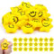 Ainiv 24 Stück Stern Lächeln Gesicht Stressbälle, 5.2cm Stern Schaum Smile Ball Sternform Stressball Relief Stern Stress Ball Lächeln Stressball für Schule Belohnung Student Party Tasche Füllstoffe