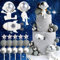 JeVenis Space Cake Toppers Weltraum Astronaut Rakete Sterne Kuchen Dekorationen für Geburtstag Party Supplies Babyparty