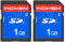 INDMEM Lot de 2 cartes mémoire SD 1 Go Classe 4 MLC Secure Digital Flash Memory Card Camera Card