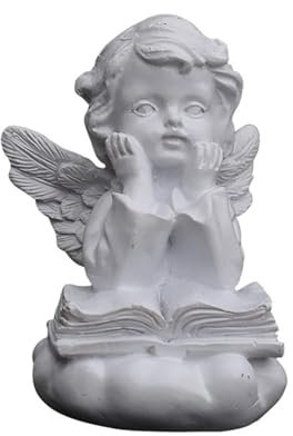 KUKUUU Cherubs Statue Figur Skulptur Home Desktop Dekoration Geschenk