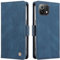 ILING Cover per Xiaomi 11 Lite 5G NE/Xiaomi Mi 11 Lite, Custodia a Premium Pelle PU Portafoglio Caso, Ultra Sottile Antiurto Flip Cover con Slot per Scheda/Supporto/RFID Blocking (Blu)
