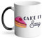 Mug Thermo-réactif Tasse Magique - Cake it Easy Pun Food Dessert Cake - 325 ml